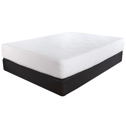 10.5" Hybrid Lux Memory Foam And Wrapped Coil Mattress Twin