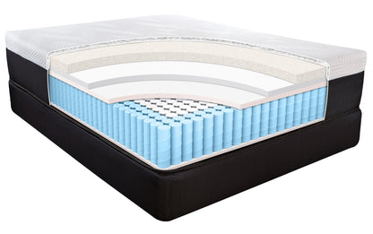 14" Hybrid Lux Memory Foam And Wrapped Coil Mattress Twin