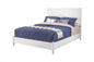 White Wood California King Bed Frame